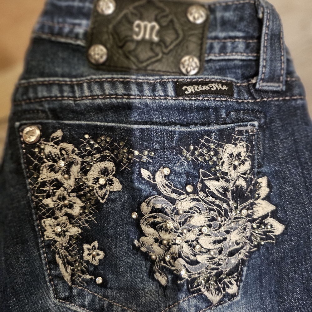 Miss Me Womens Bootcut Denim Jeans Size 31